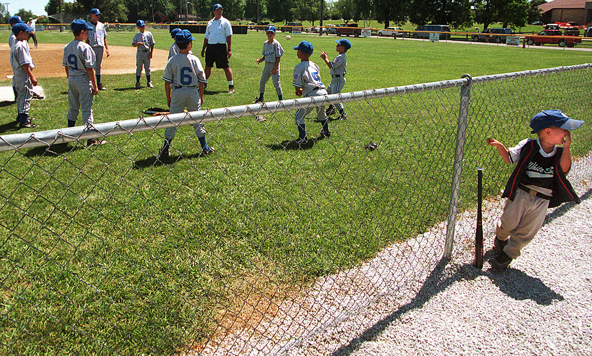 Youth baseball practice in Greenwood, IN.