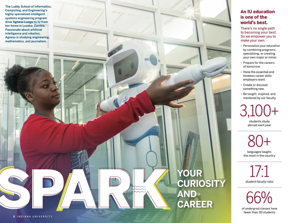 Admissions viewbook - photographer