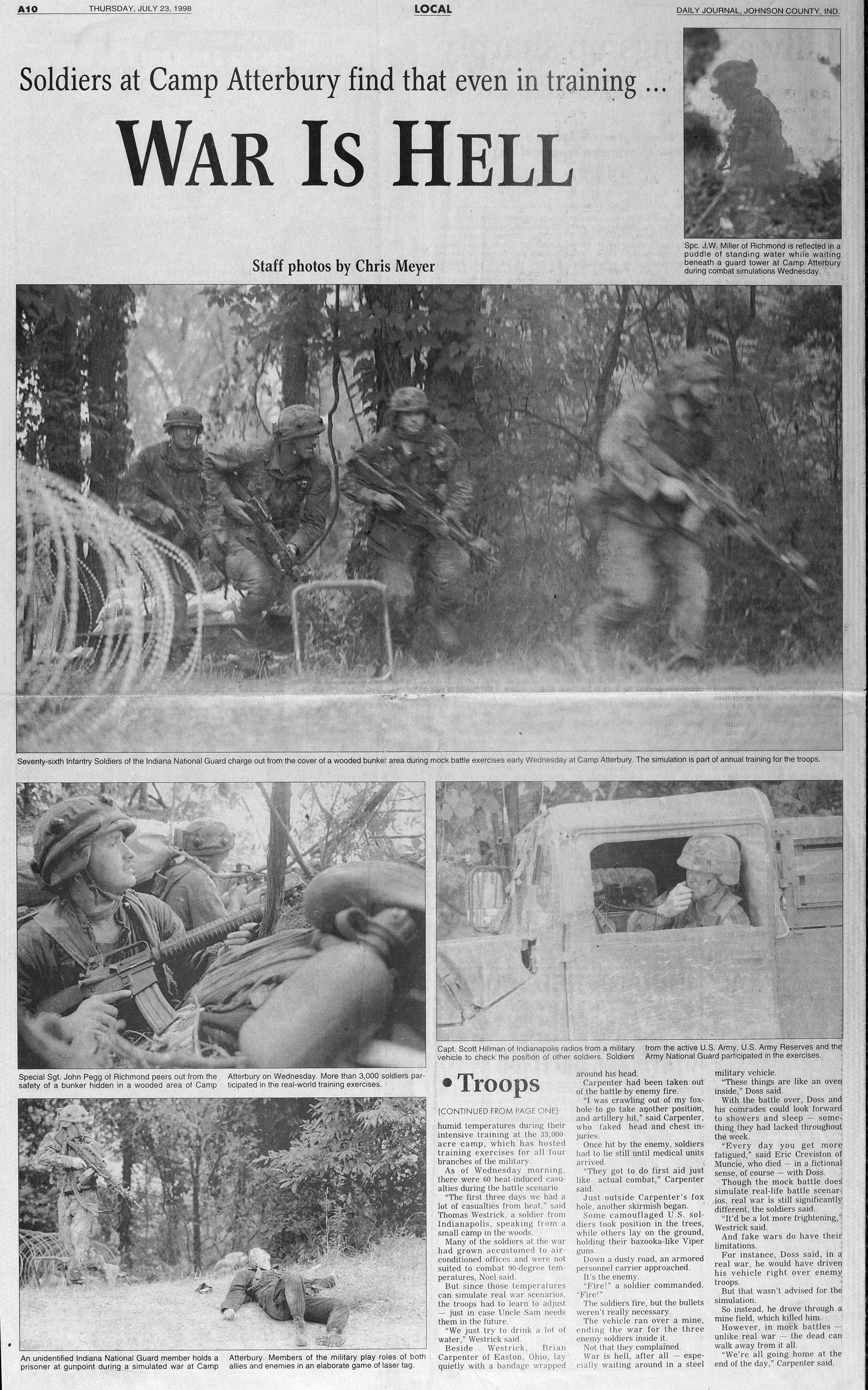 Daily Journal of Franklin July 23, 1998.