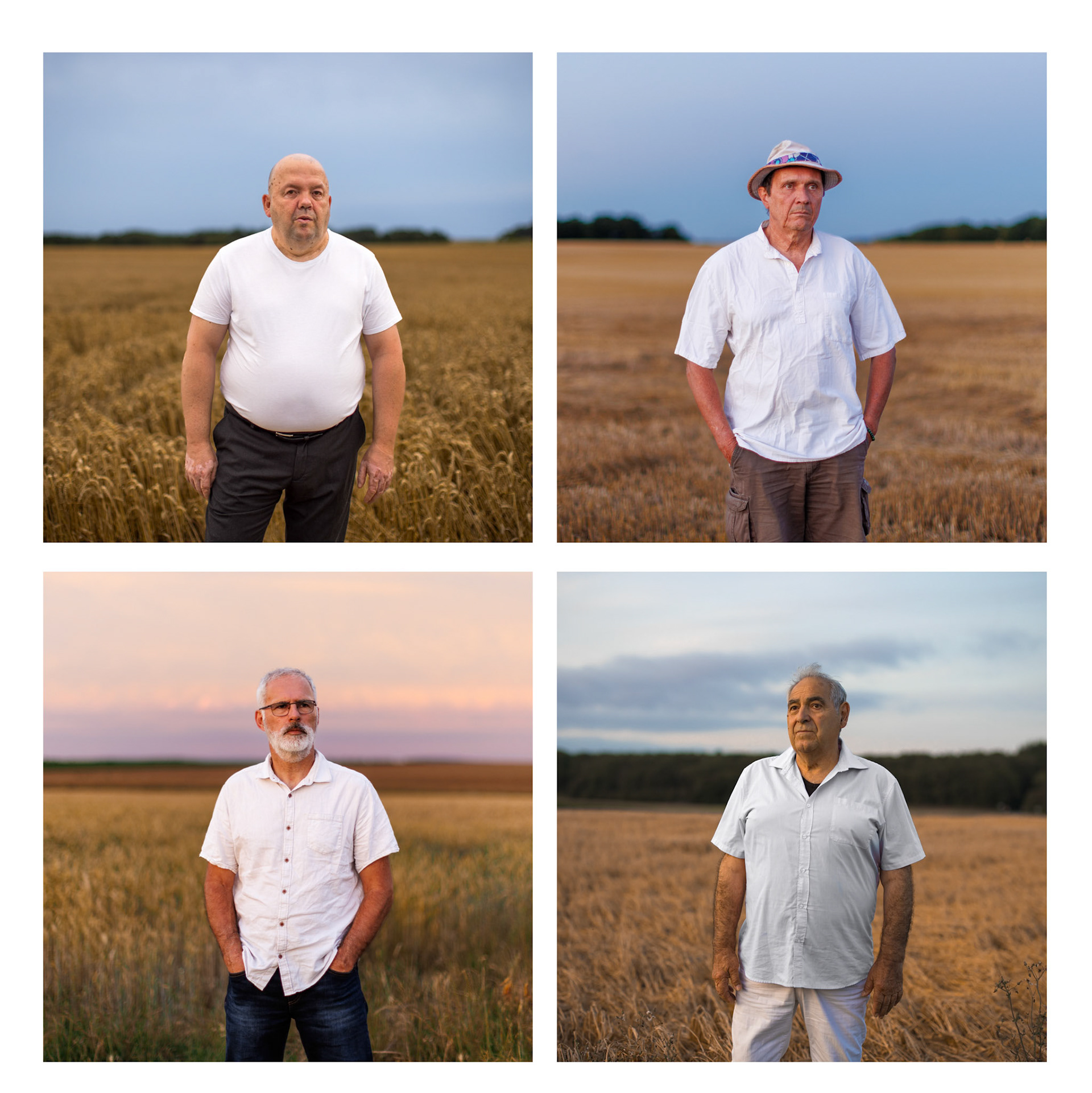 Don-Pierre, Gilles, Philippe et Gérard