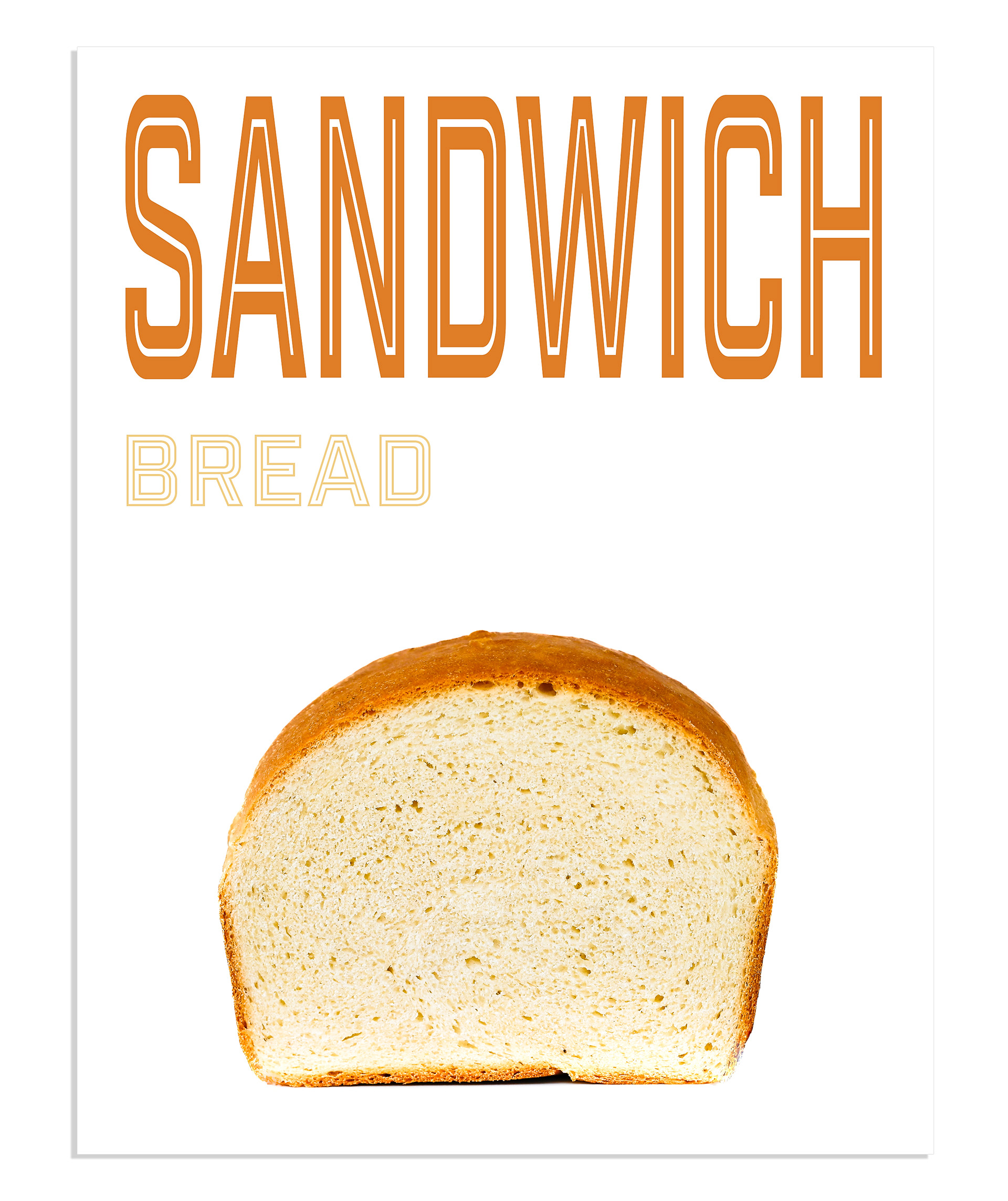 Freshly baked sandwich bread on a cooling rack, golden and fluffy inside.