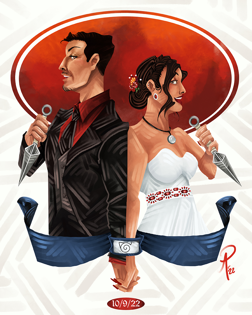 2022 Wedding Illustration