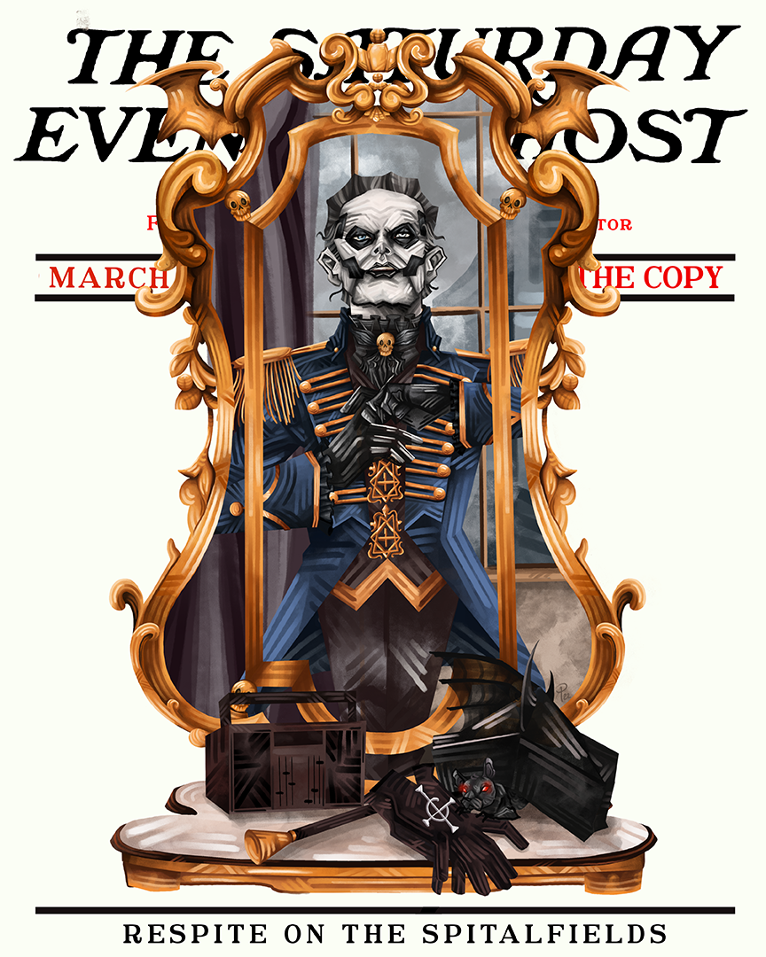 2022 Ghost Fanart / JC Leyendecker Homage