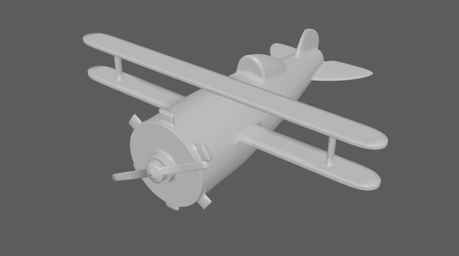 Old school plane modeled after a home sharpener