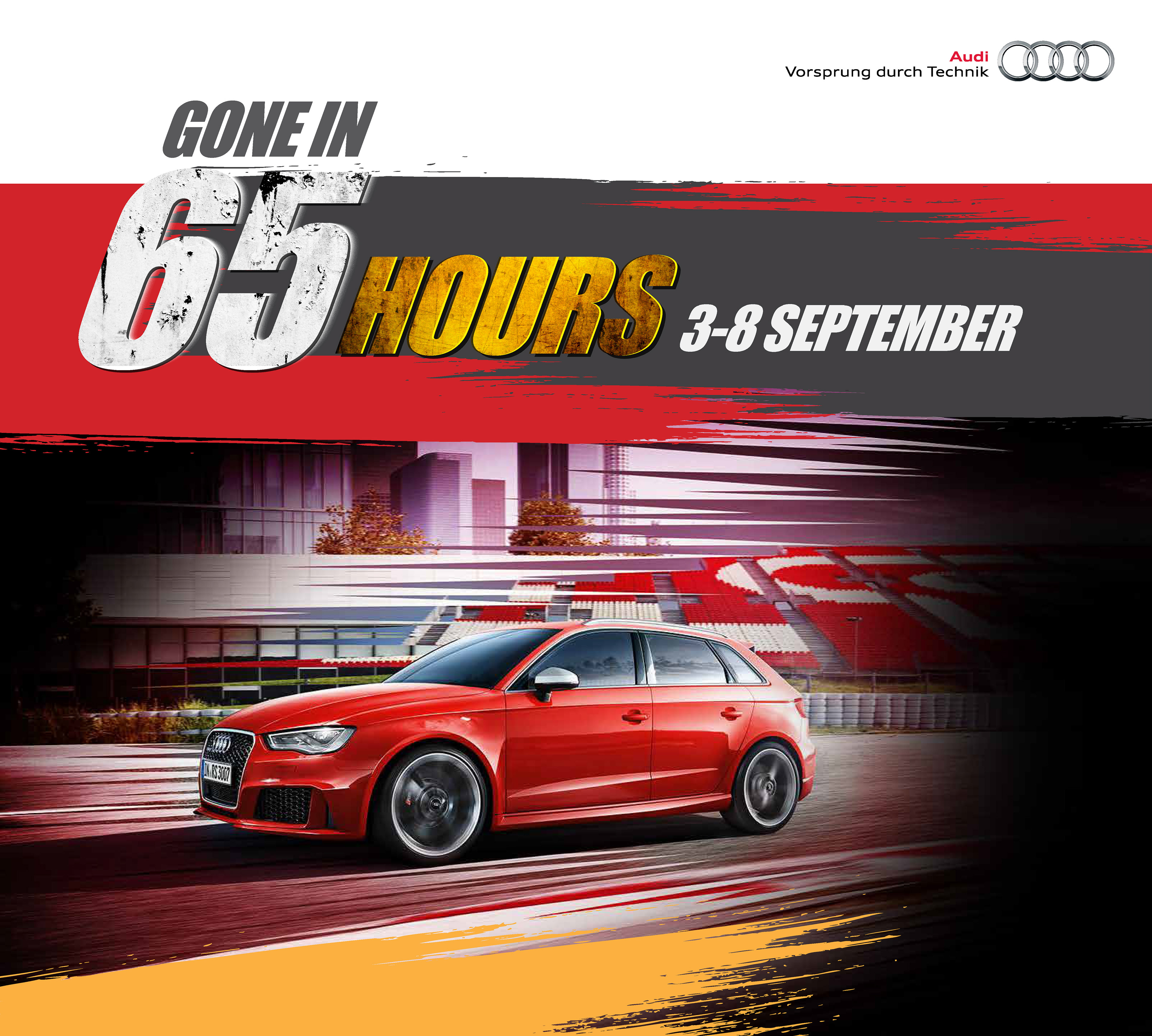 Cardiff Audi showroom banner