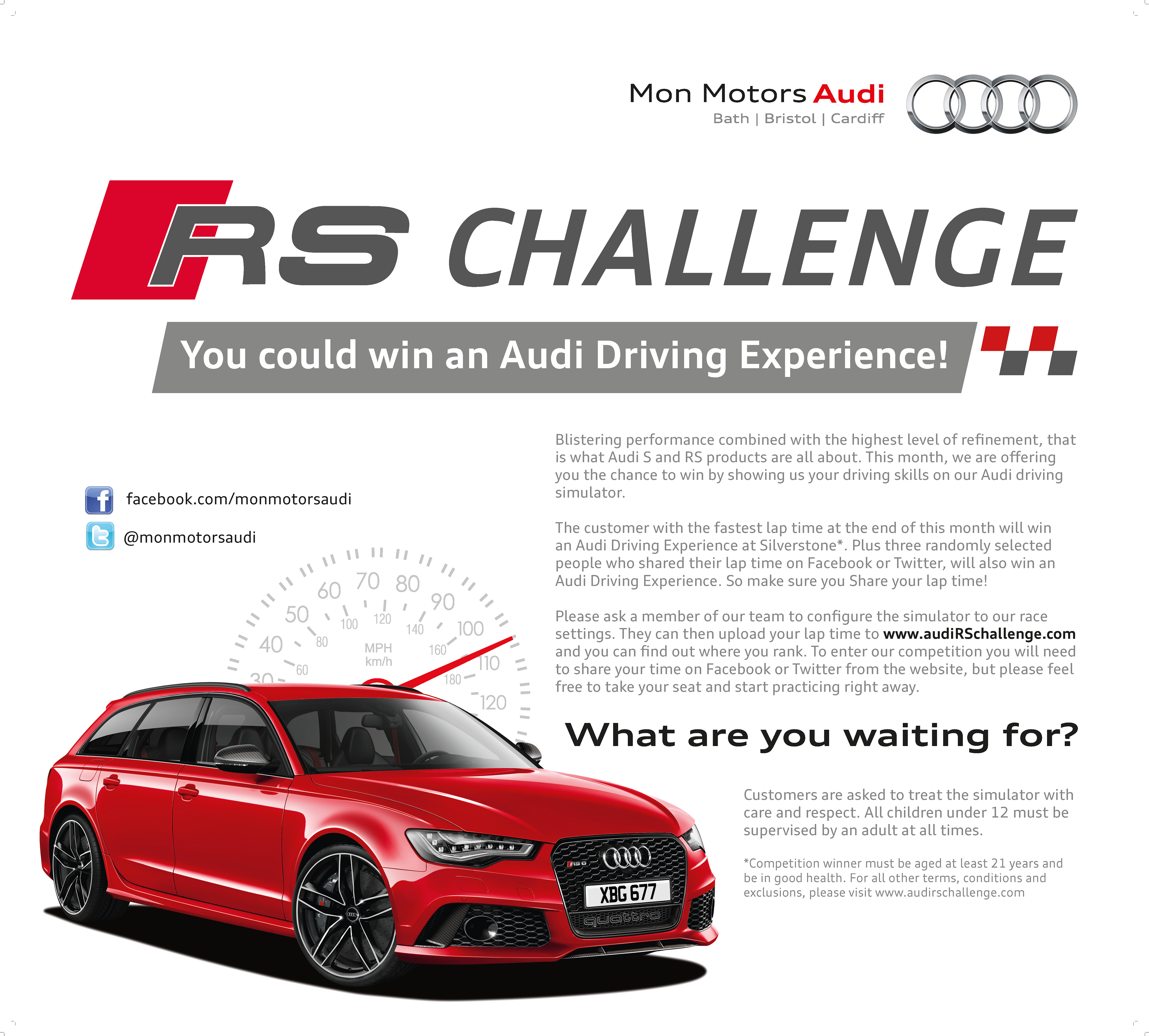 Bristol Audi showroom banner