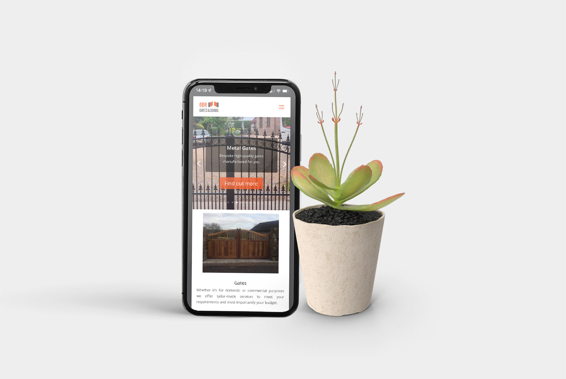 Brand website design