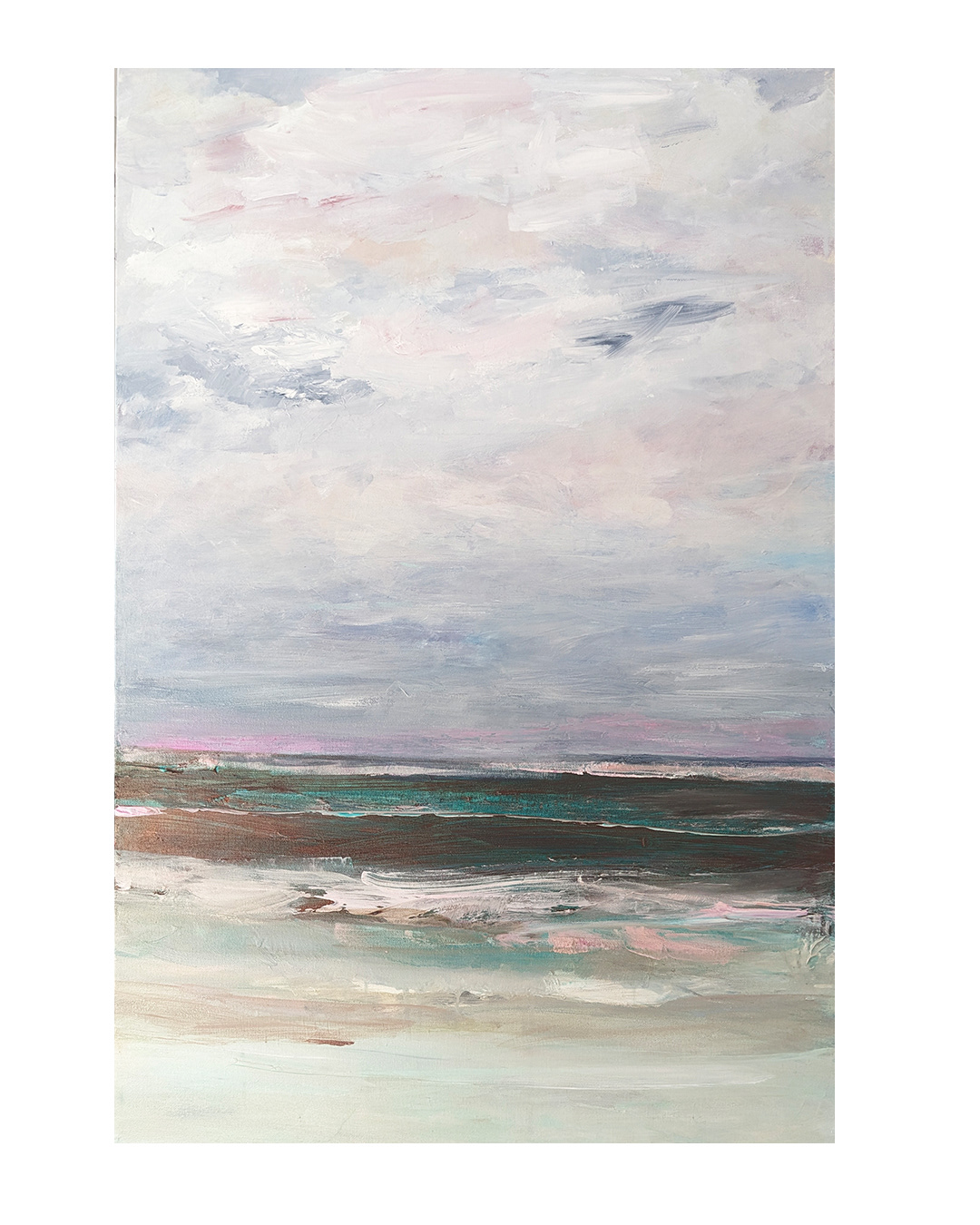 Sand Sea Sky #2  | 24"x36"x.8 | $500.00