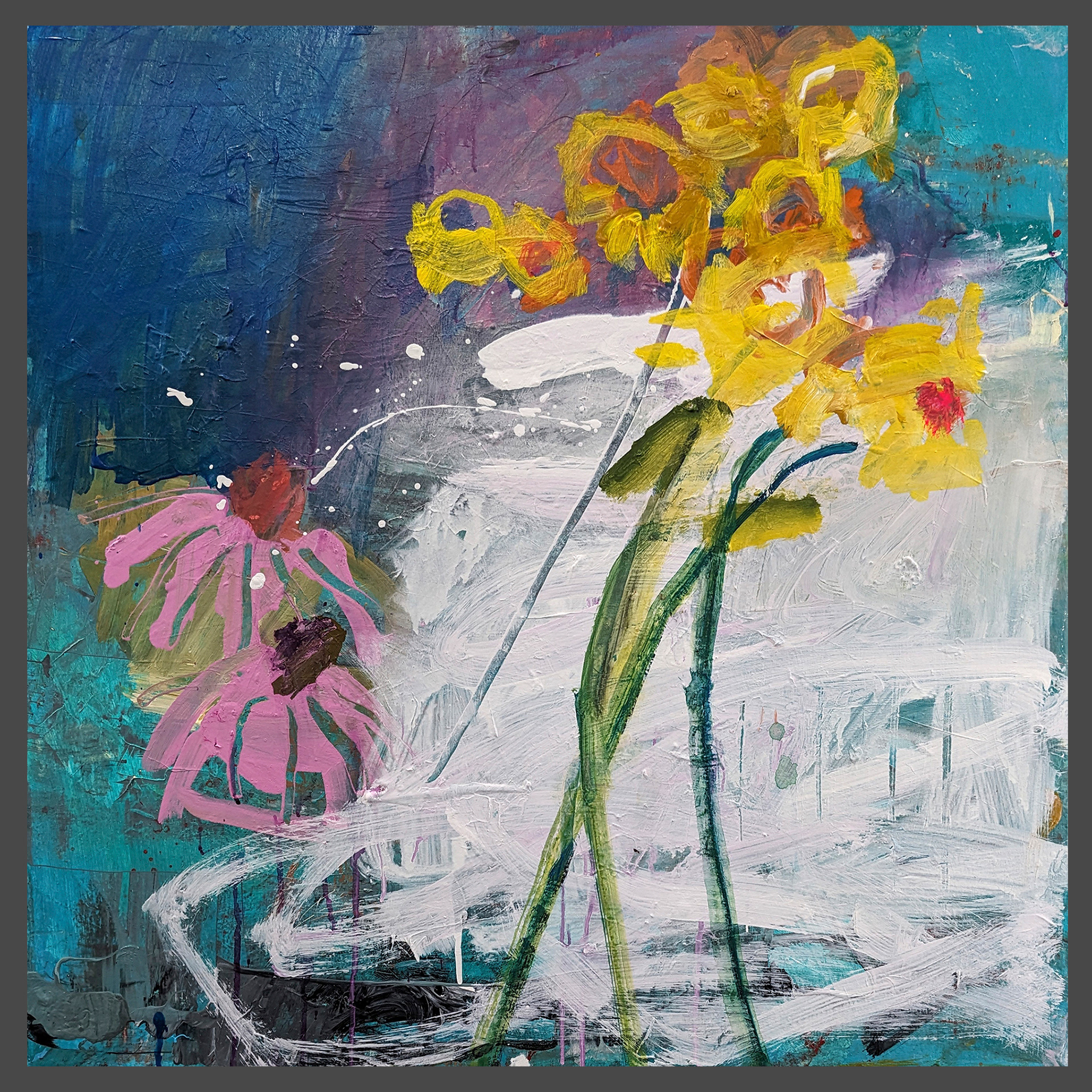 Weeds and  Wildflower collection.  |  36x36" | $400.00