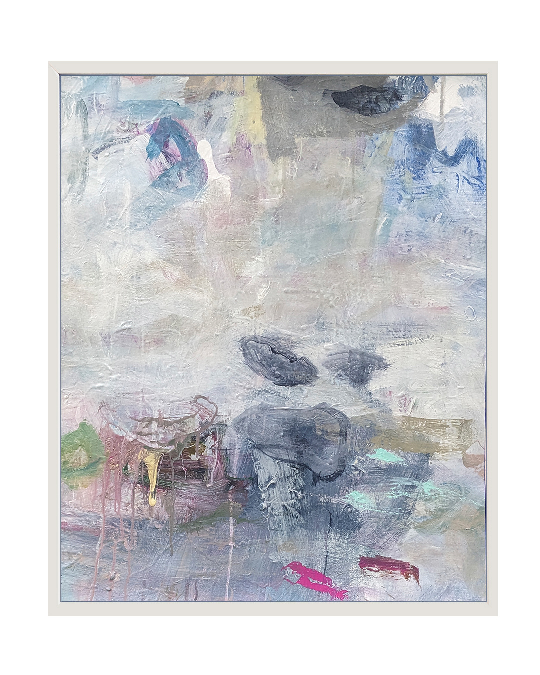 Waterlily no2 |  23"x28"x1"  | acrylic flat canvas-framed  | $1200.00