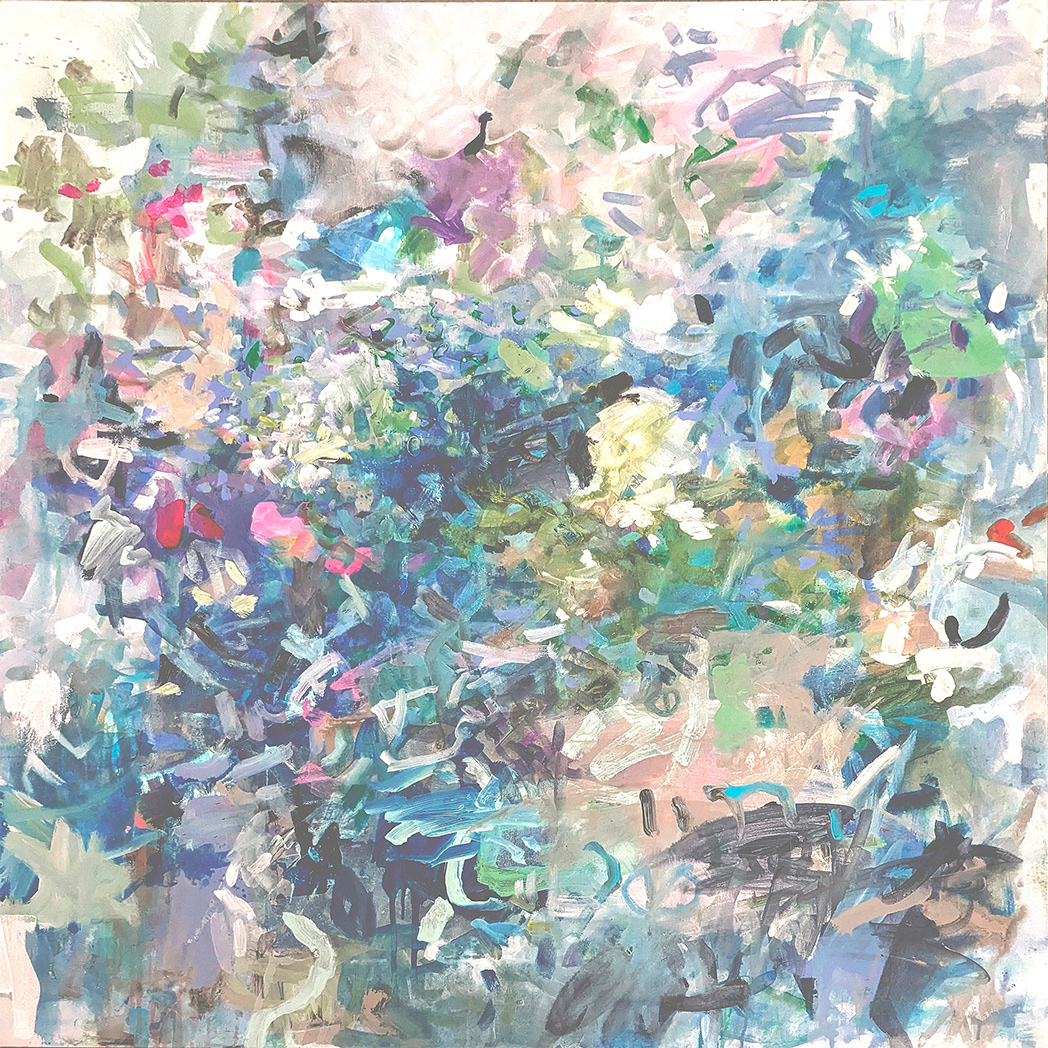 Gardenary 5  |  48"x54"x1.5"  | acrylic canvas  |  $4500.00