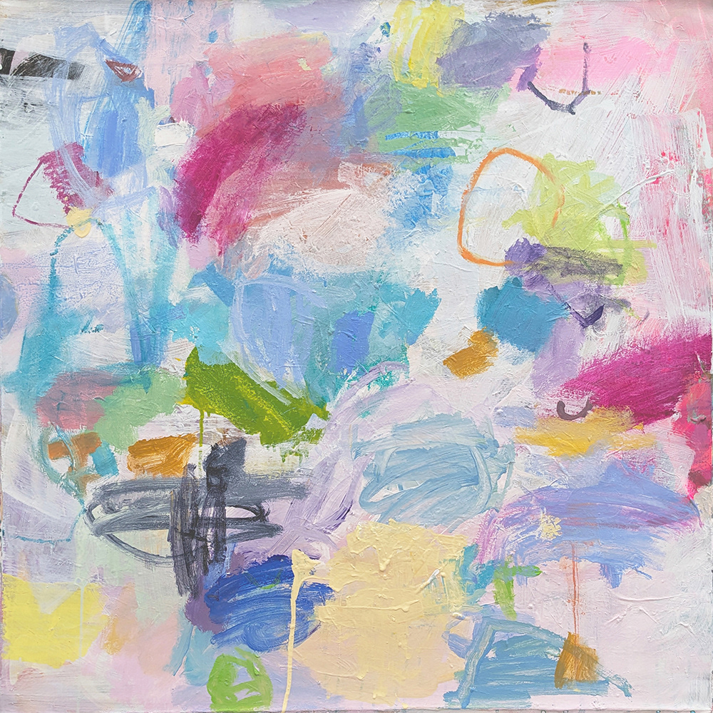 Seaglass 6 |  36"x36"x1.5  | mm on canvas | $1800.00