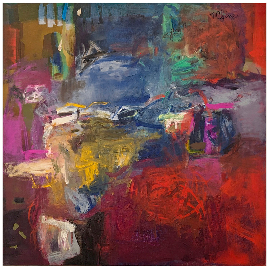 "Miles To Go" Miles Davis, Painted Music Project | 48"x48"x1.5" |  $3400.00