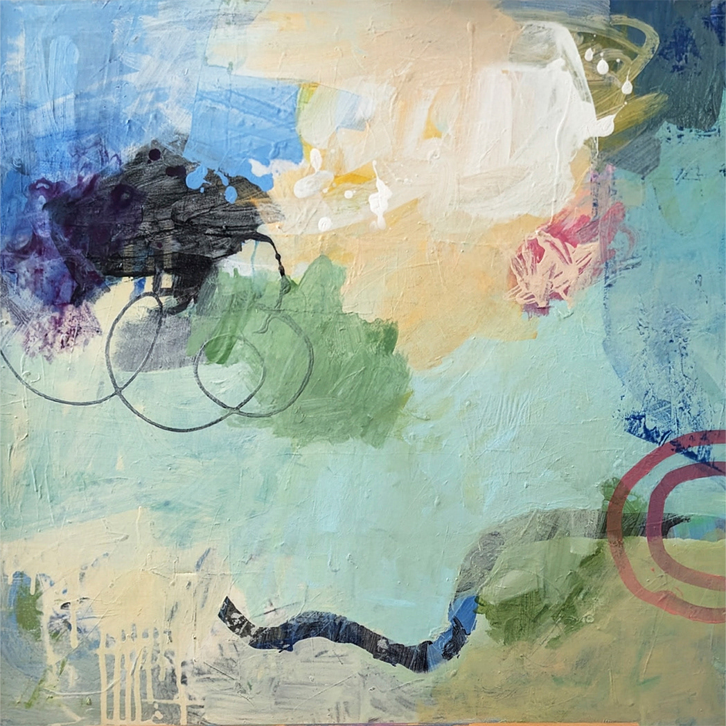 Narrative 25 |  30x30x.8  stretched canvas