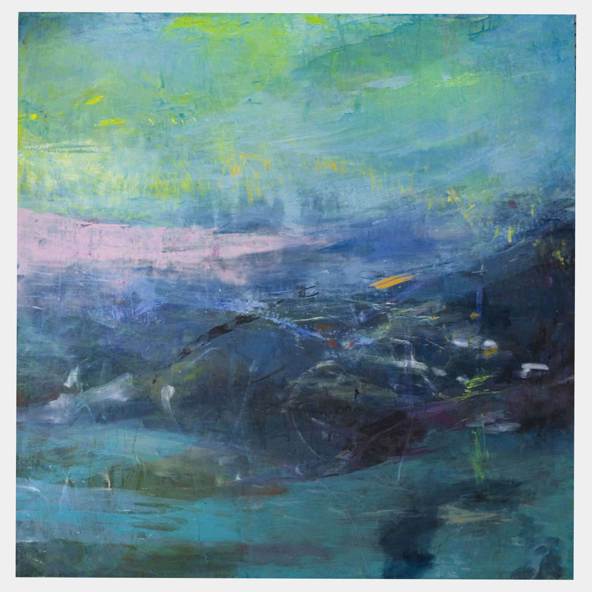 Blue  |   48x48x1.5"  |   acrylic canvas  |  $3000.00