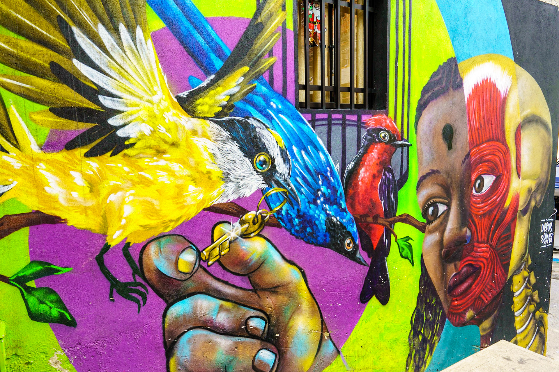 Mural, Comuna 13, Medellín
