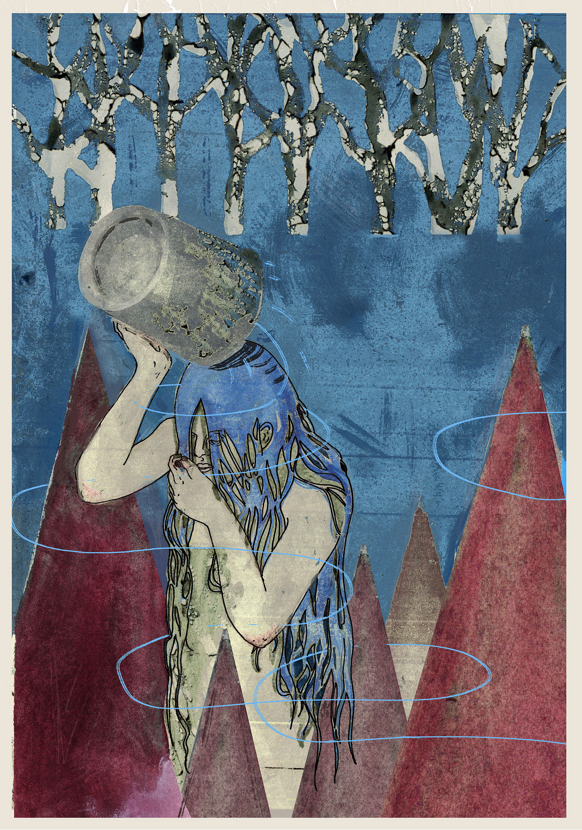 Focus 2017 Mixed Media (Acrylic, Photoshop) 15.4 x 10.8