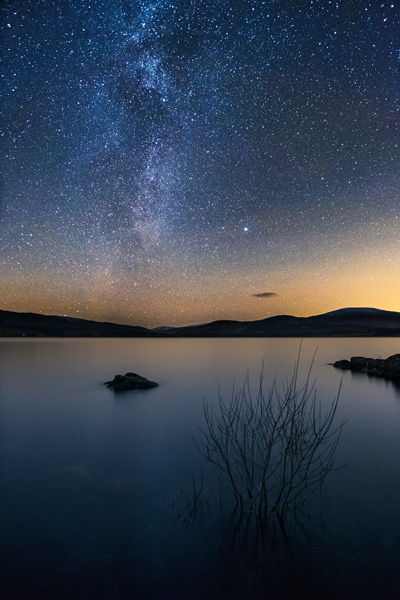 Silhouettes & Stars, Galloway Forest Dark Sky Park, 2018.