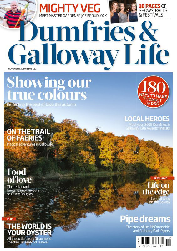November 2018 Front Cover Dumfries & Galloway Life