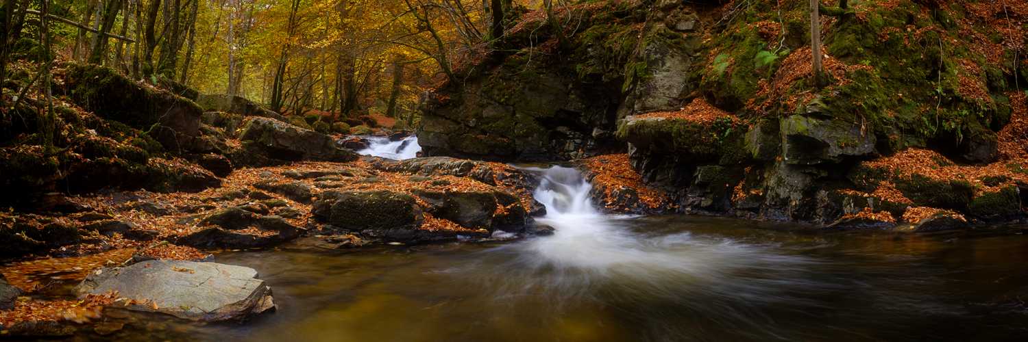 Autumn Cascade, Birks of Aberfeldy, Perthshire, 2018.