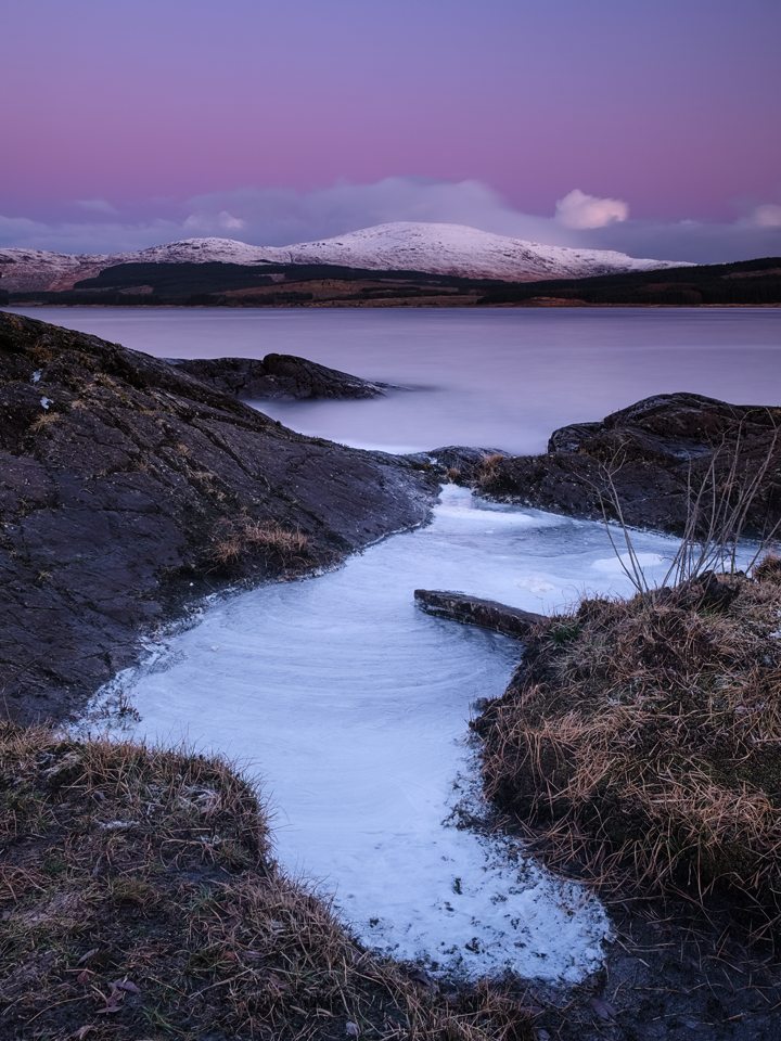 "Frozen", Galloway Hills, 2017.