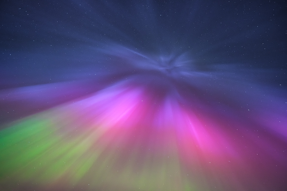 Auroral Corona, Rhinns of Galloway, 2024.