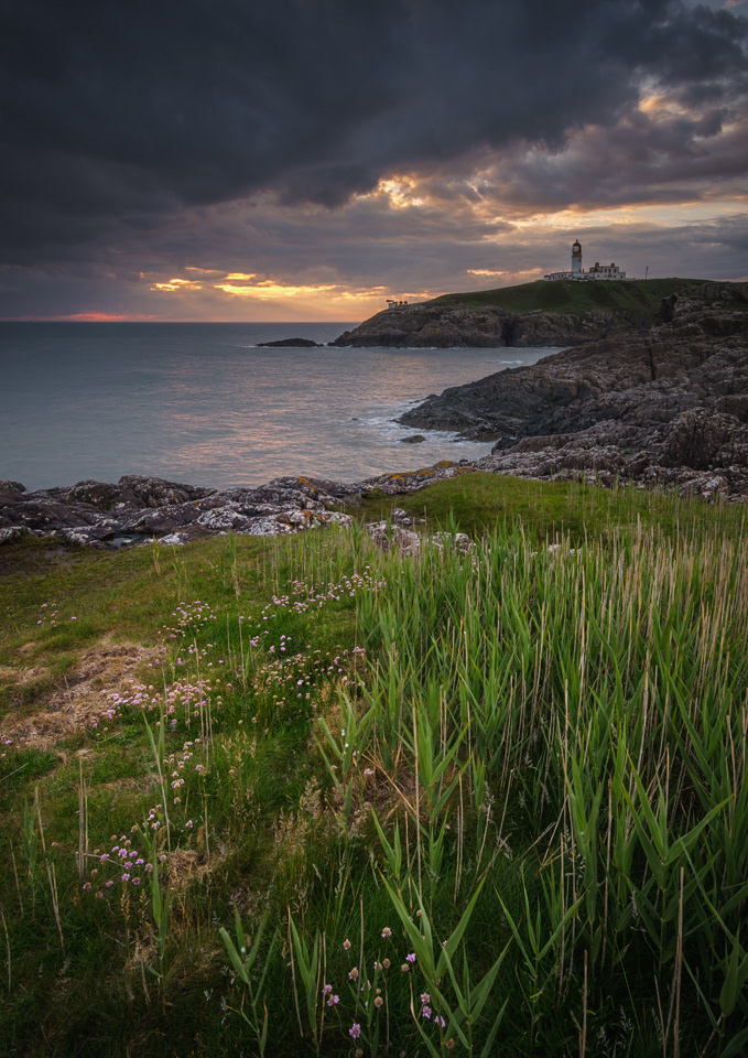 Killantringan Lighthouse & Portmaggie Bay, Rhinns of Galloway, 2019.