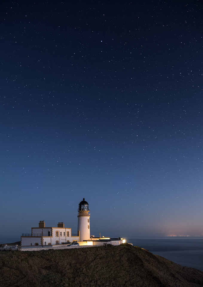 Killantringan Lighthouse & Stars, Rhinns of Galloway, 2022.