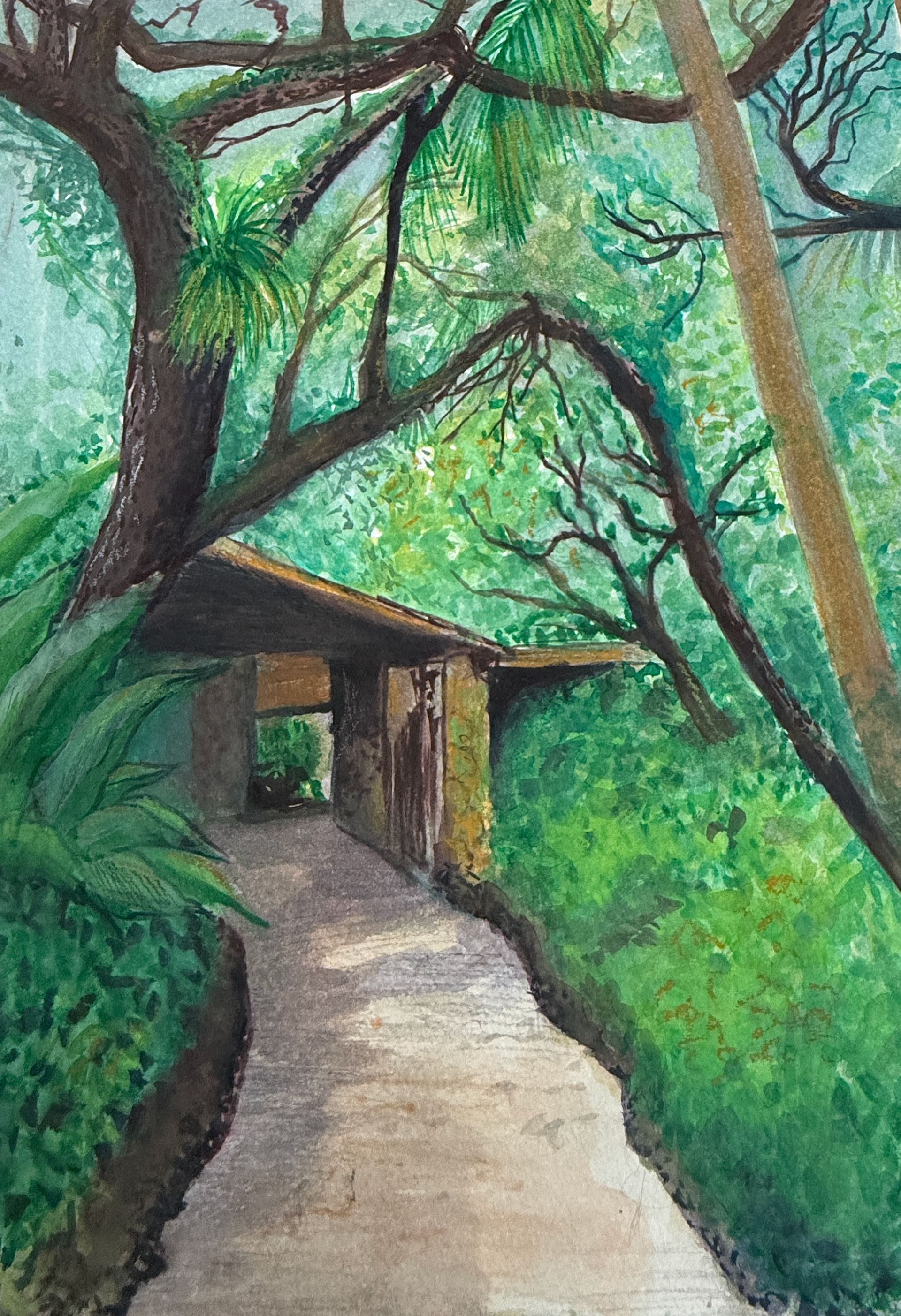 Goauache on paper