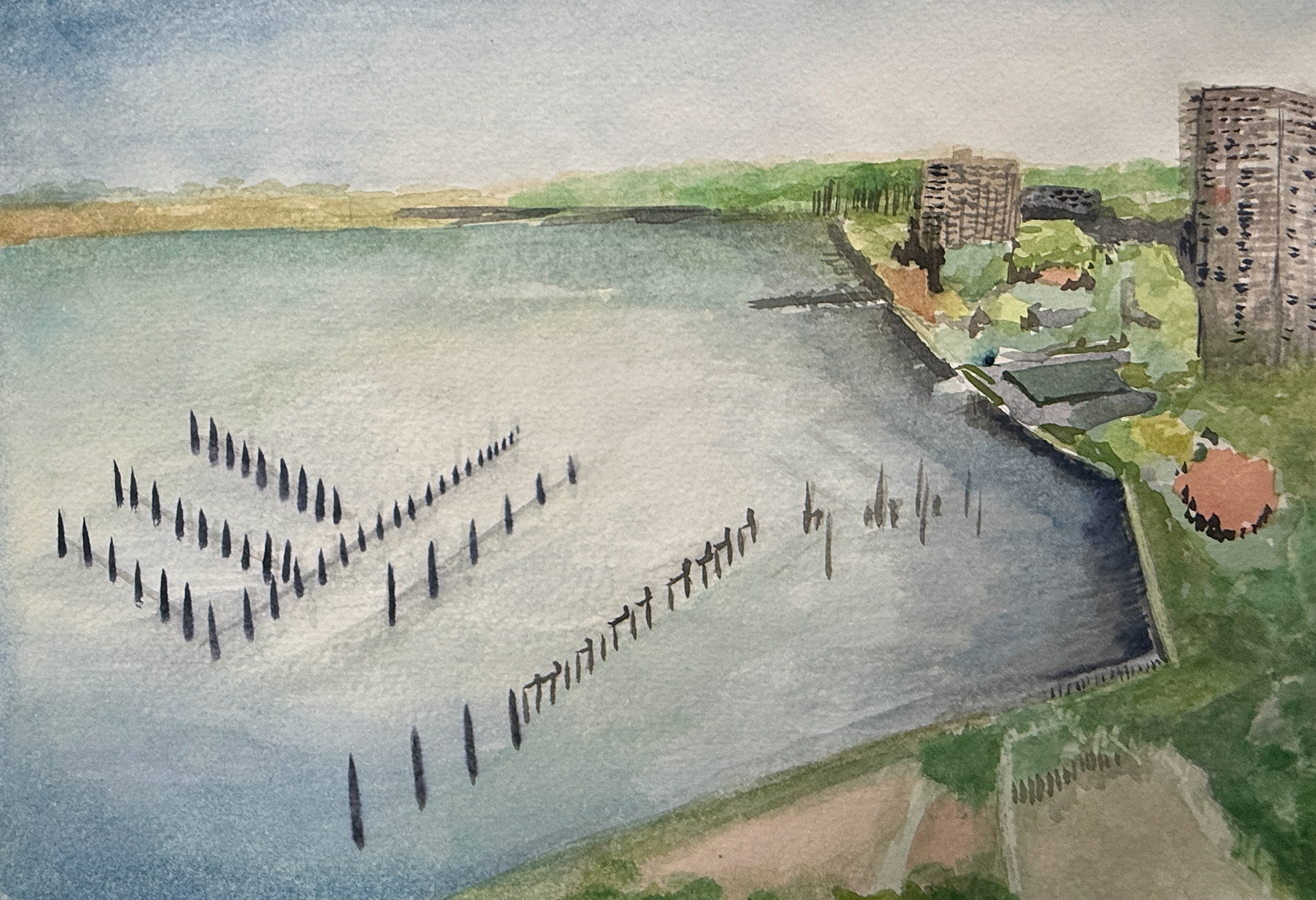 Watercolor on paper