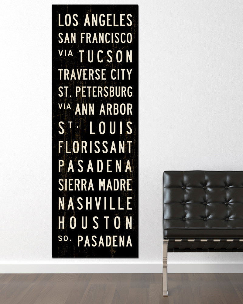 Custom Subway Signs for Sale by Transit Design