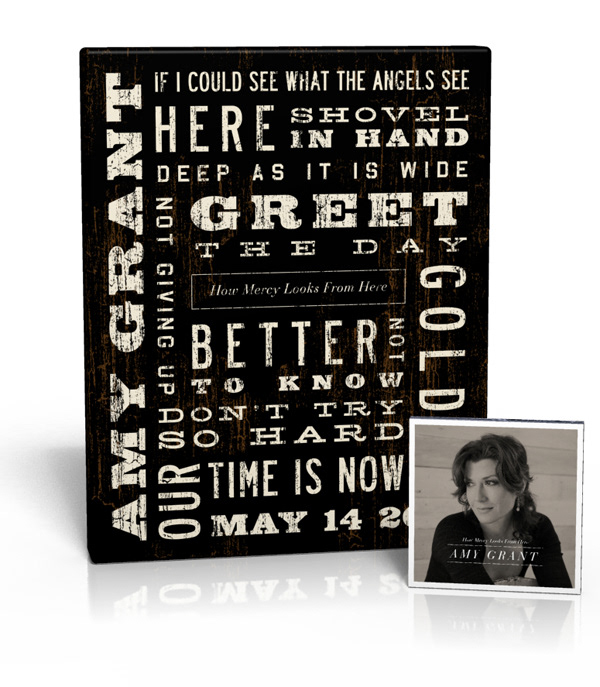 Custom Subway Art for Amy Grant by Transit Design