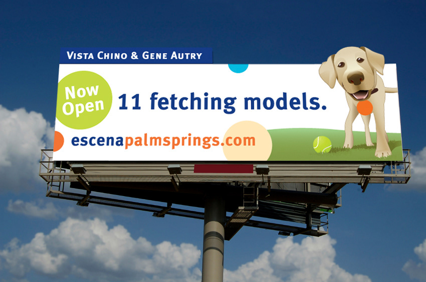 Escena Palm Springs Billboard by Transit Design.