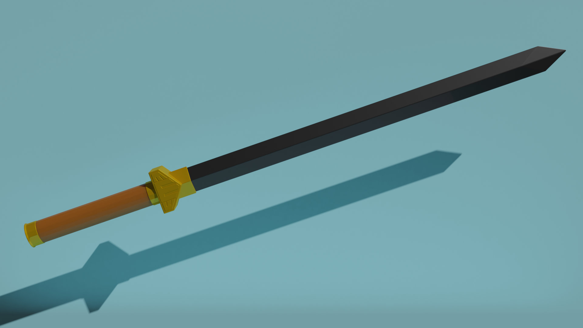 Sokka's Space Sword (Avatar), Blender, 2021