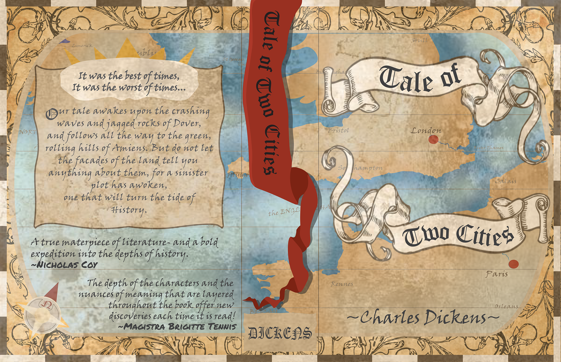 Tale of Two Cities, Photoshop/Illustrator, 2019