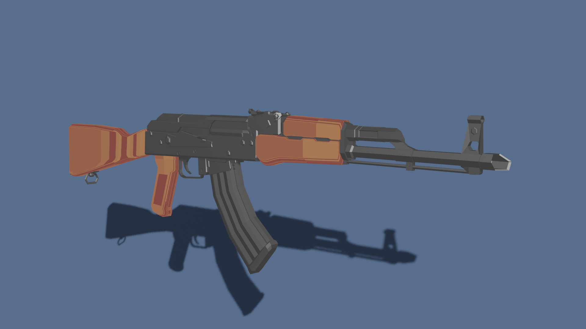 AK-47, Blender, 2021