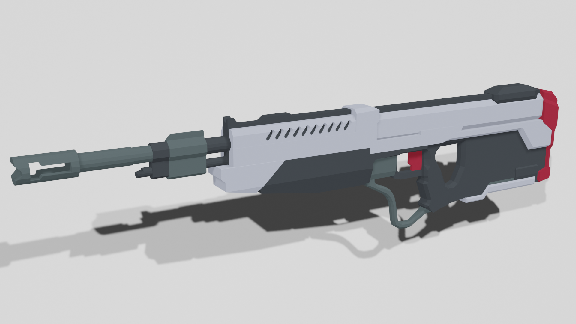 DMR (Halo 5), Blender, 2021