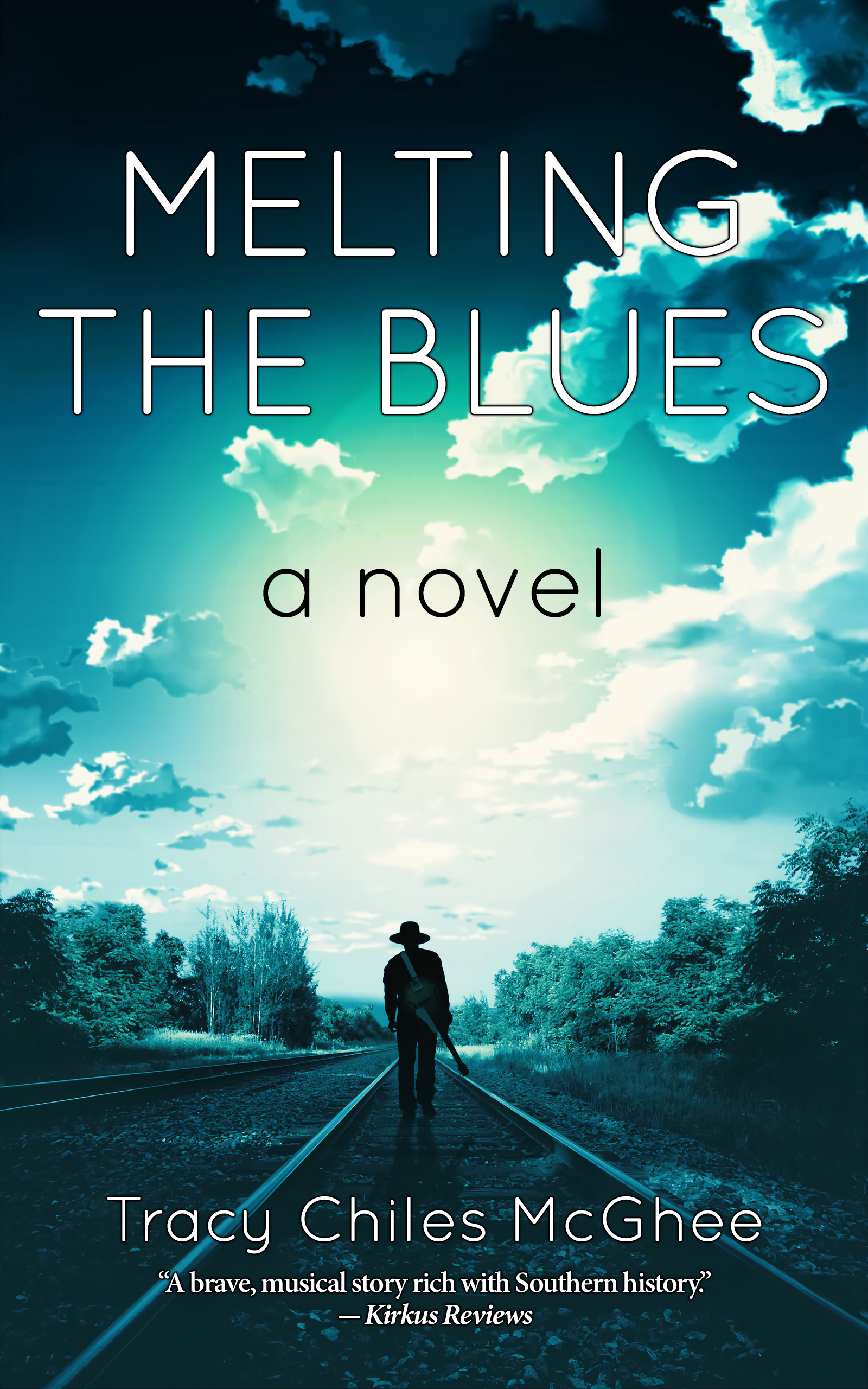 Cover design for "Melting The Blues" by Tracy Chiles McGhee