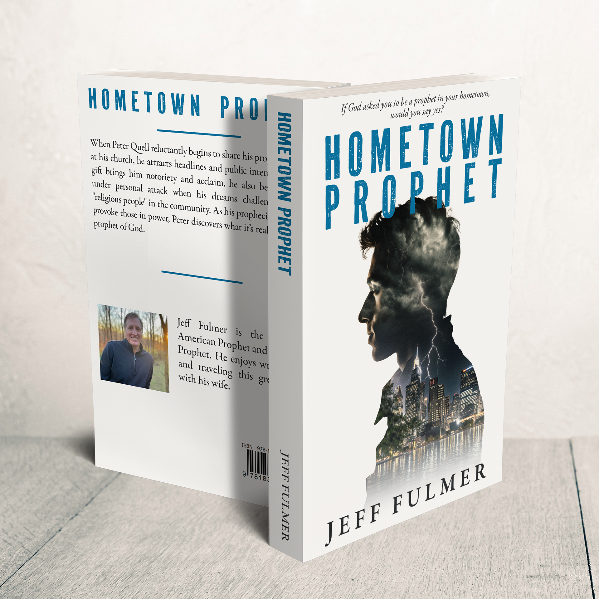 Book cover design for Hometown Prophet by Jeff Fulmer.
