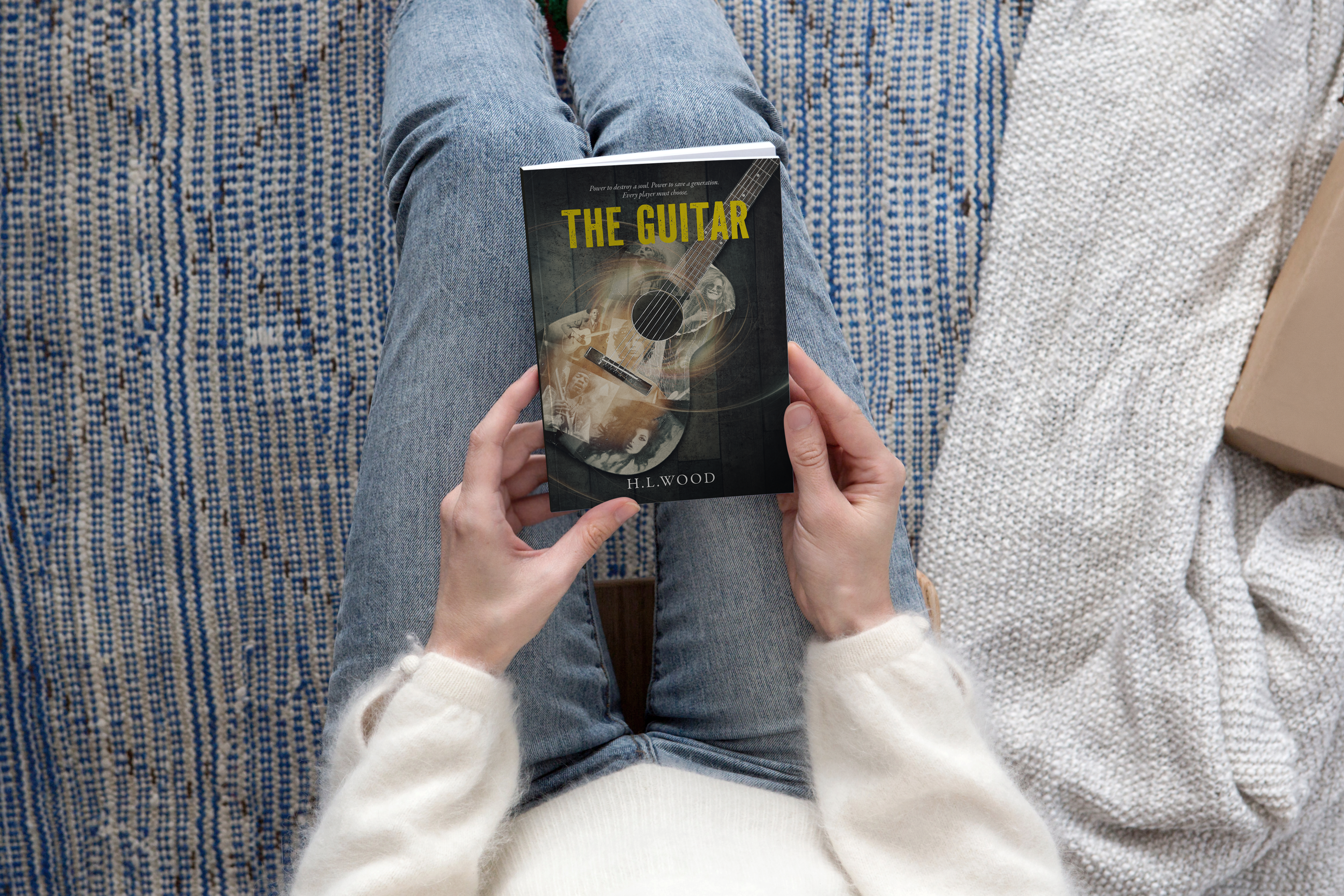 Book cover design for The Guitar by H.L. Wood