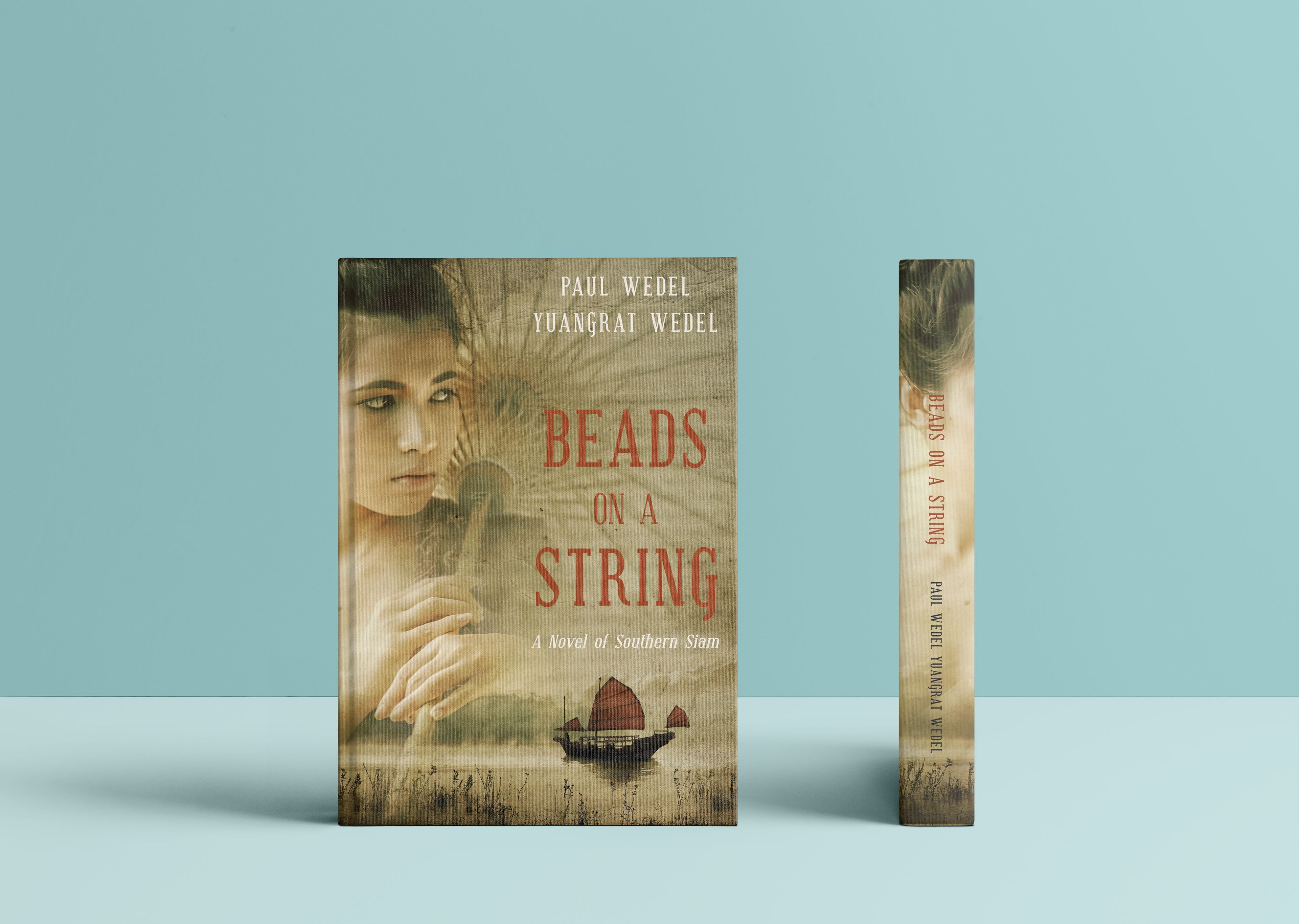 Book cover design for "Beads on a String"