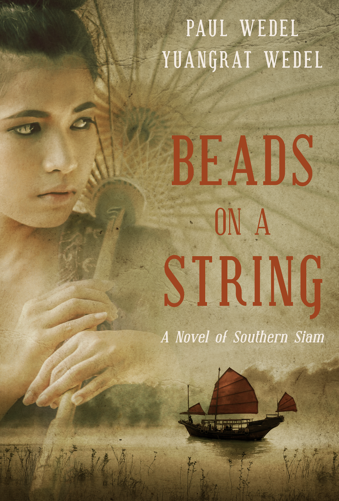 Book cover design for "Beads on a String"