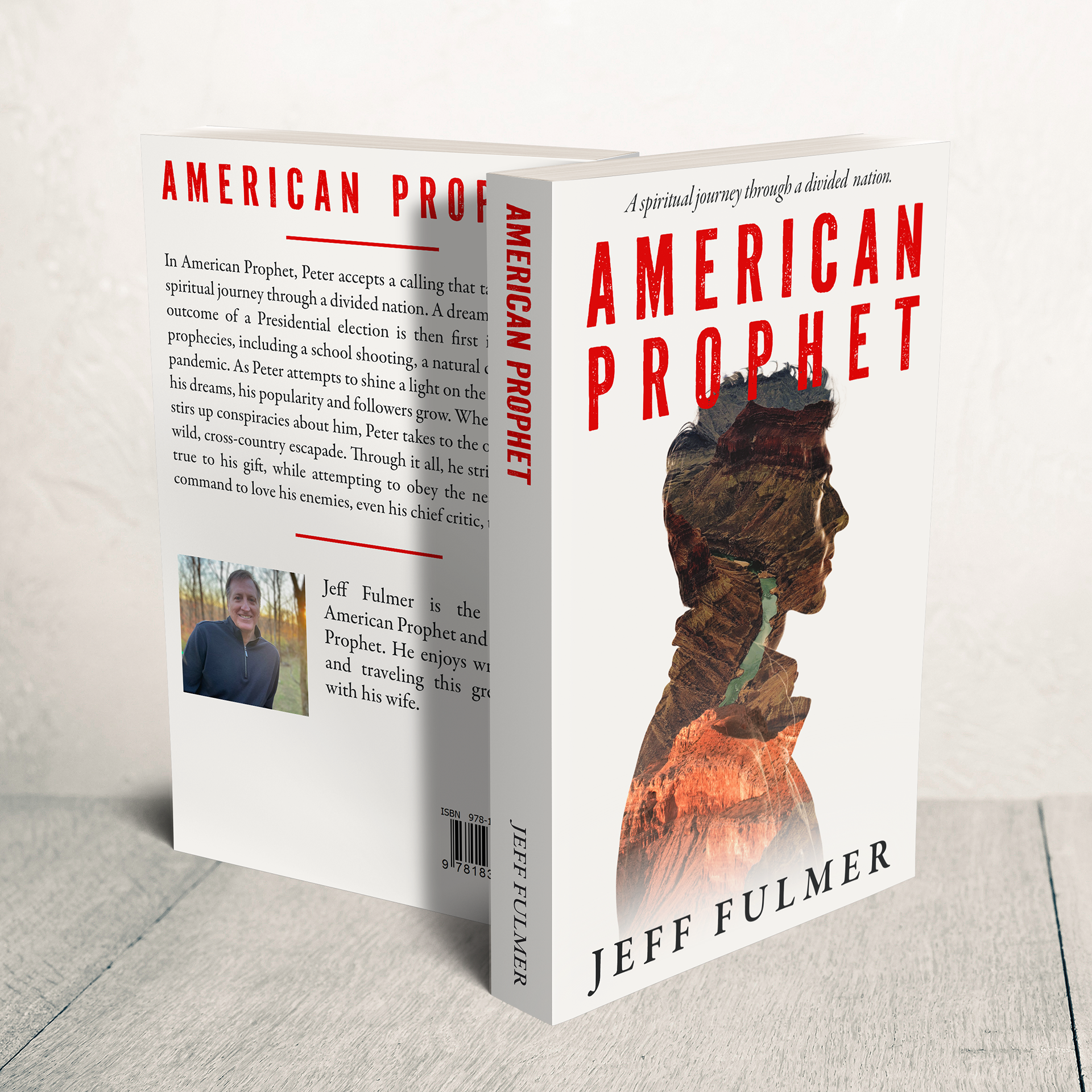 Cover design for American Prophet by Jeff Fulmer.