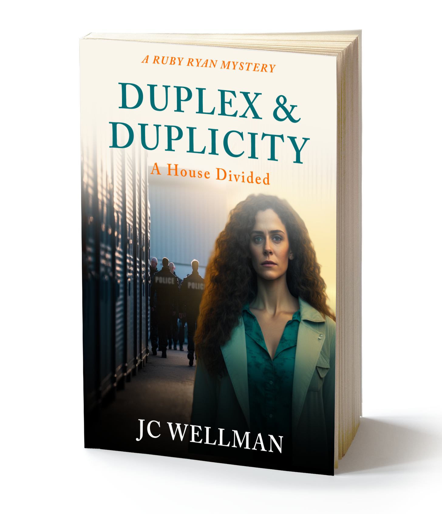 Book cover design for "Duplex & Duplicity" by JC Wellman