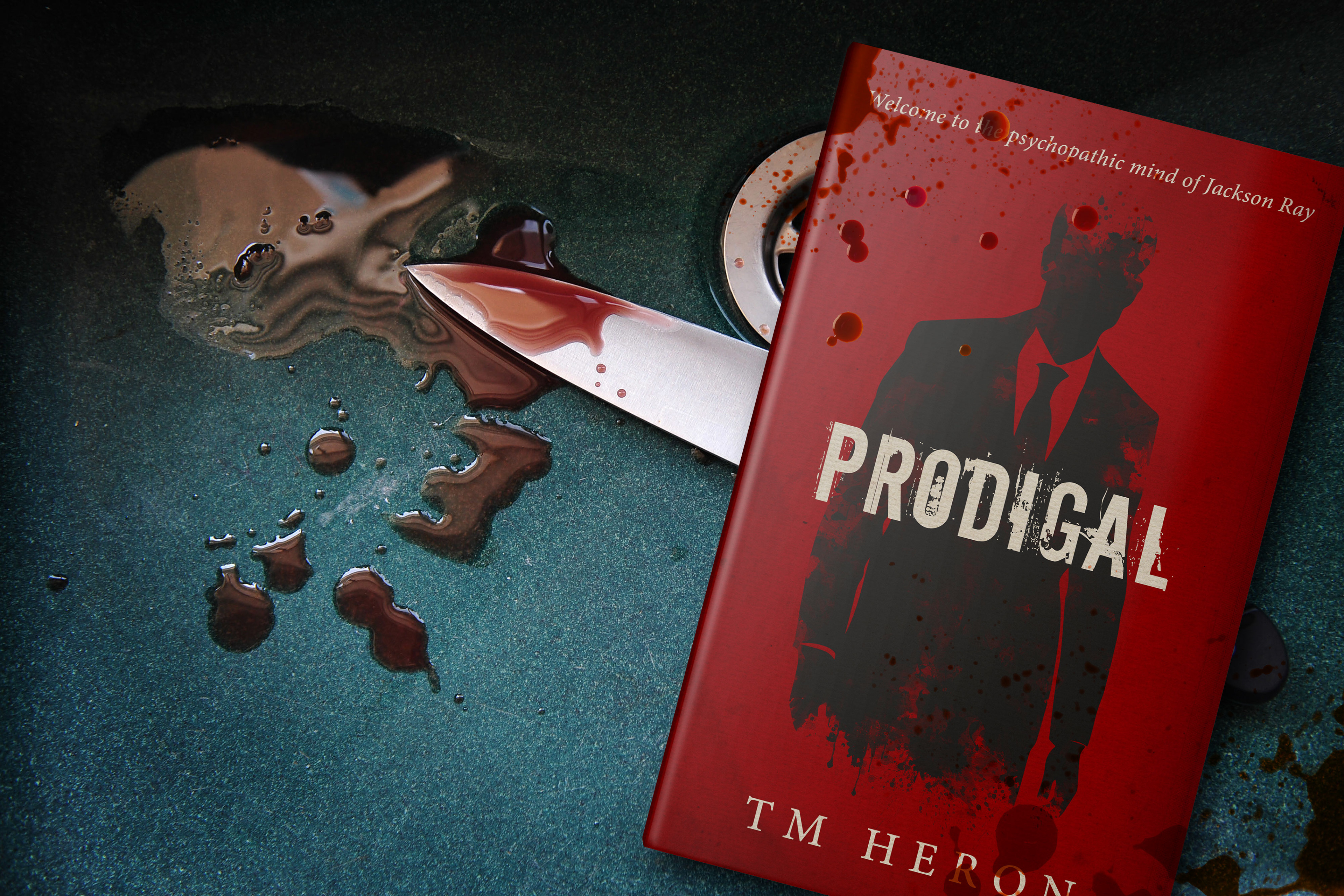 Book cover design for "Prodigal" by TM Heron