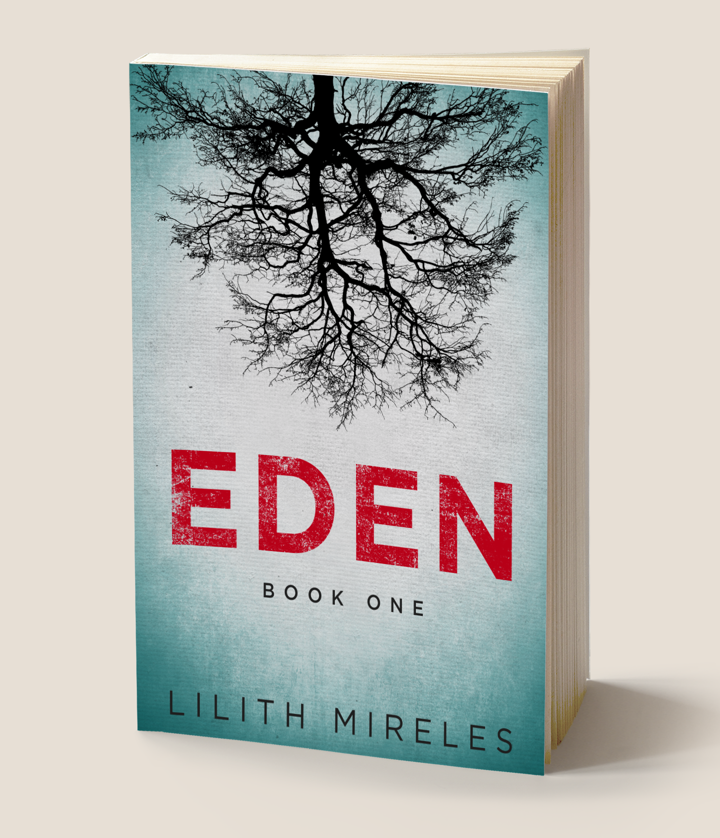 Book cover design for "Eden" by Lilith Mireles