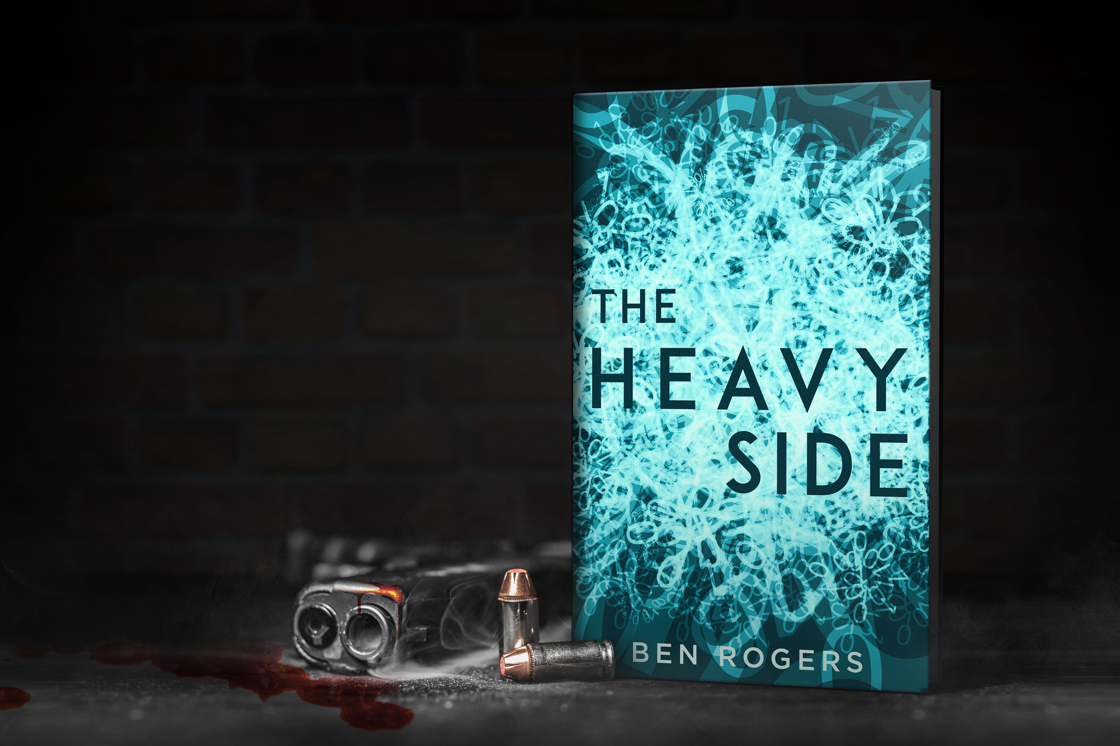 Book cover design for "The Heavy Side" by Ben Rogers