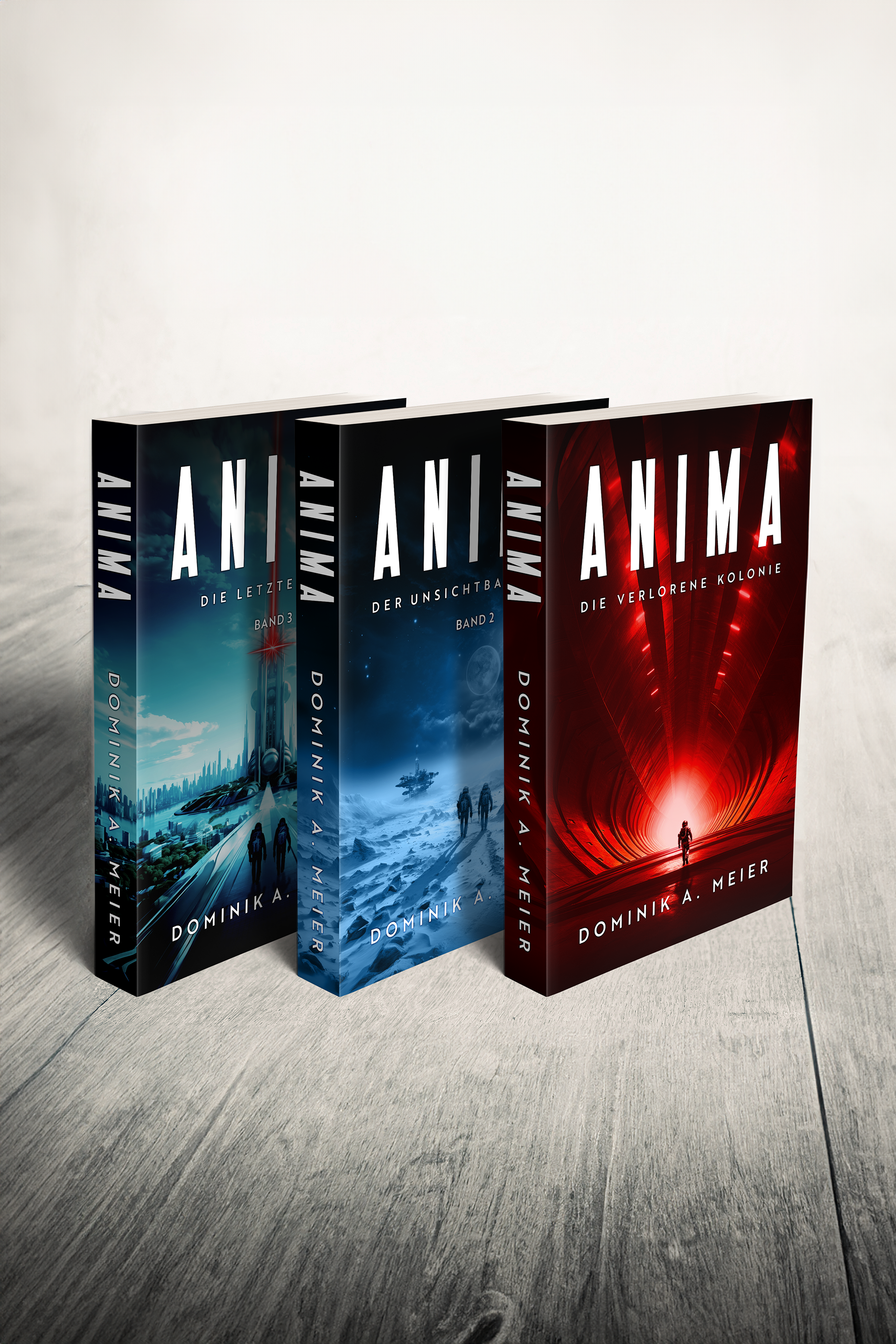 Book cover design for the Anima series by Dominik A Meier