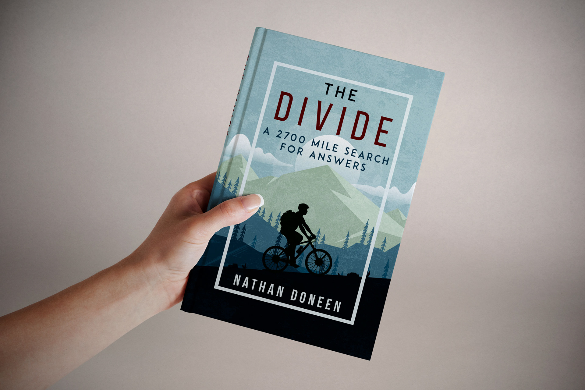 Book cover design for "The Divide" by Nathan Doneen