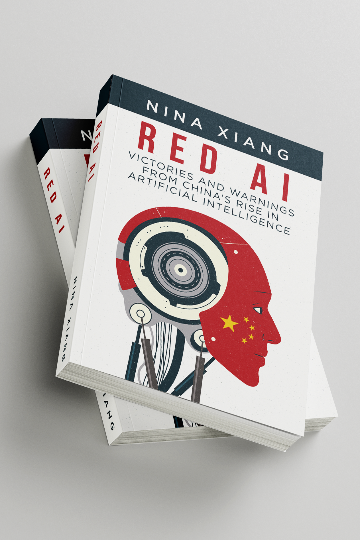 Cover design for the English language version of "Red AI" by Nina Xiang